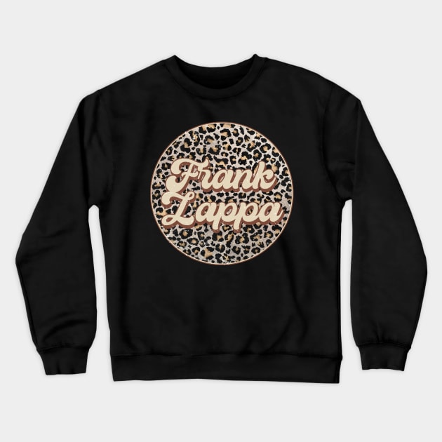 Classic Music Zappa Personalized Name Circle Birthday Crewneck Sweatshirt by Friday The 13th